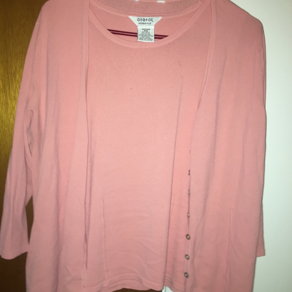 Peach dress top